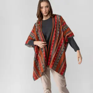Poncho de Lana de alpaca bebe